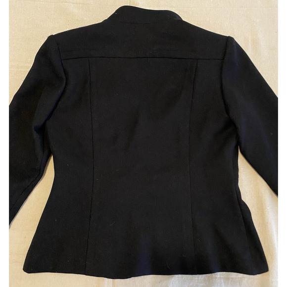 Drapers & Damons Blazer Womens 6 Black 3/4 Sleeves Business Basics Sport Coat - Picture 4 of 13